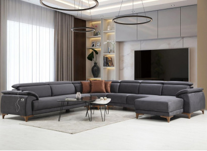 Living room Corner sofa U-shape Upholstered furniture Sofa Couch Modern Furniture Design